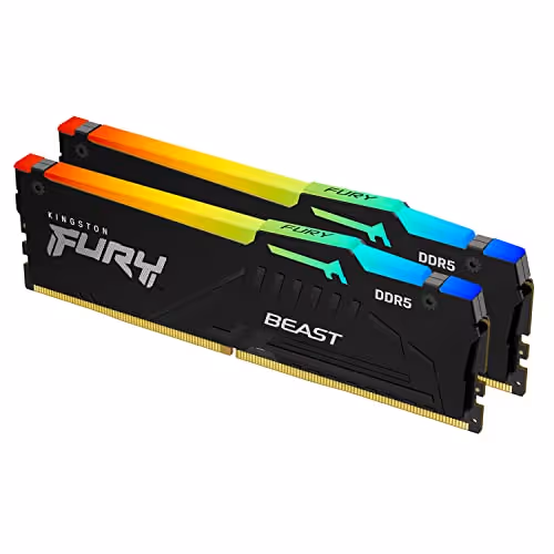 Kingston FURY Beast RGB Black DDR5-5600 CL40 32GB (2x16GB)