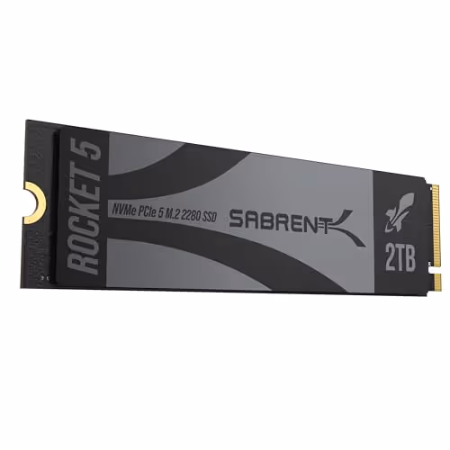 Sabrent Rocket 5 2TB SSD M.2-2280 PCIe 5.0 X4 NVMe