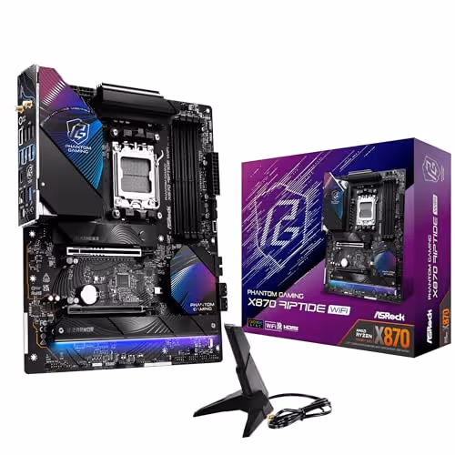 ASRock X870 Phantom Gaming Riptide WiFi AM5 DDR5 ATX