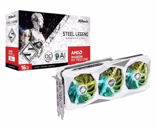 ASRock Steel Legend OC Radeon RX 7900 GRE 16GB GDDR6 White