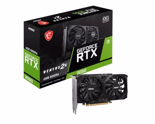 MSI GeForce RTX 3050 VENTUS 2X OC 6GB