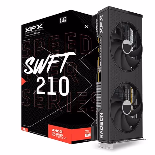 XFX Speedster SWFT 210 Radeon RX 7600 XT 16GB GDDR6