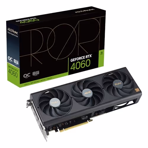 Asus GeForce RTX 4060 ProArt OC 8GB GDDR6 Black / Gold