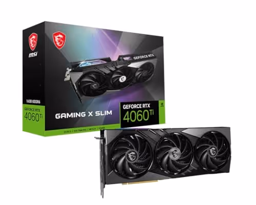 MSI GeForce RTX 4060 Ti GAMING X SLIM 16G GDDR6