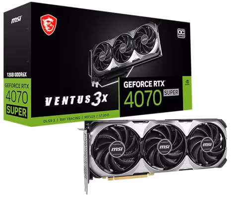 MSI GeForce RTX 4070 SUPER 12G VENTUS 3X OC