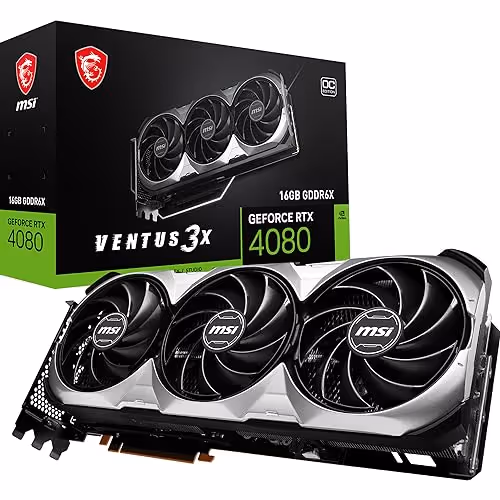 MSI GeForce RTX 4080 16GB VENTUS 3X OC GDDR6X