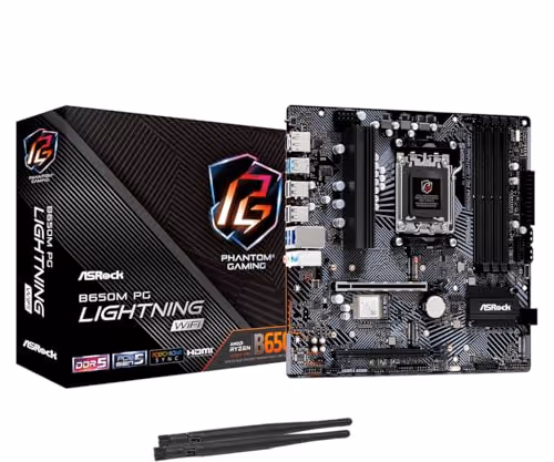 ASRock B650M PG Lightning Wifi DDR5 Micro ATX