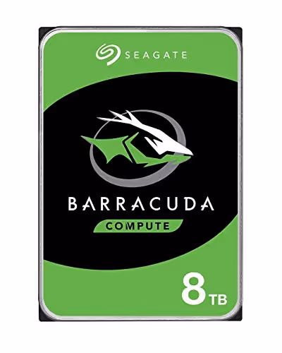 Seagate Barracuda Compute 8TB HDD 3.5" 5400RPM SATA 6.0 Gb/s Internal