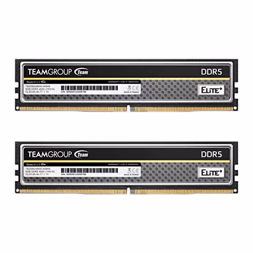 TEAMGROUP Elite Plus Black DDR5-4800 CL40 16GB (2x8GB)