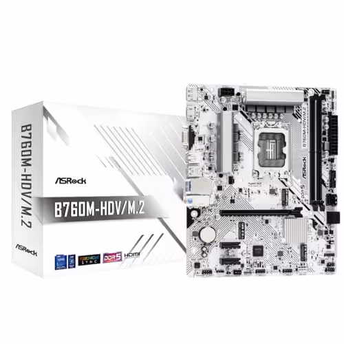 ASRock B760M-HDV/M.2 LGA1700 DDR5 Micro ATX