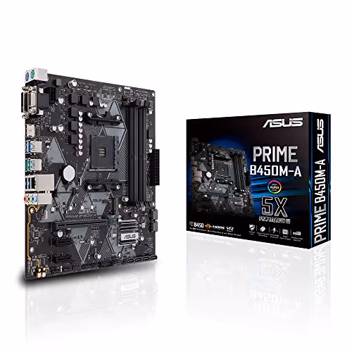 Asus B450M-A PRIME AM4 DDR4 Micro ATX