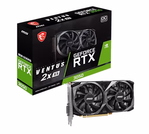 MSI GeForce RTX 3050 VENTUS 2X XS OC 8GB