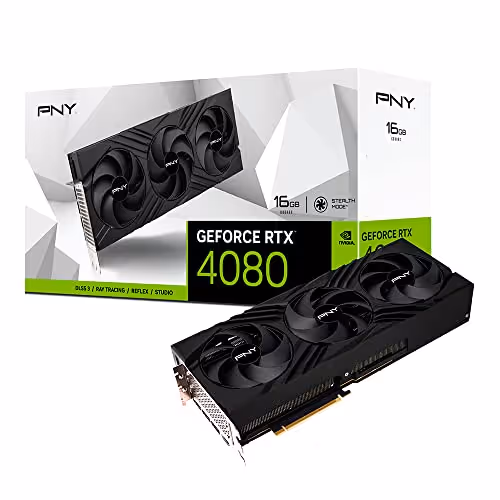 PNY VERTO GeForce RTX 4080 16GB GDDR6X Black