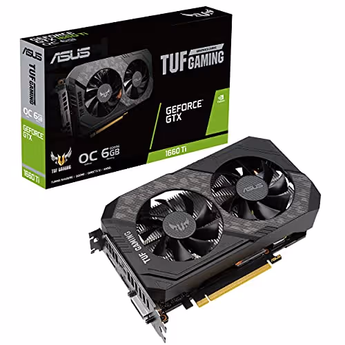 ASUS TUF Gaming GeForce® GTX 1660 Ti EVO OC Edition 6GB GDDR6
