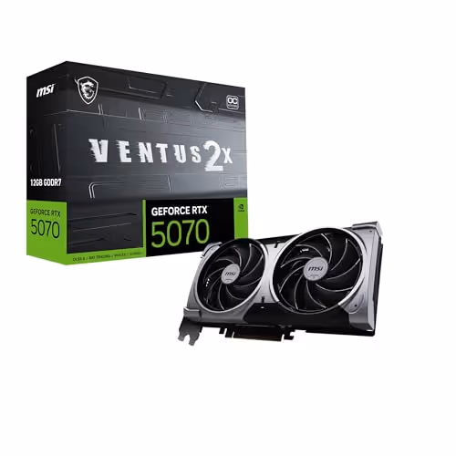 MSI VENTUS 2X OC GeForce RTX 5070 12GB GDDR7