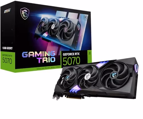 MSI GeForce RTX 5070 12G GAMING TRIO OC GDDR7