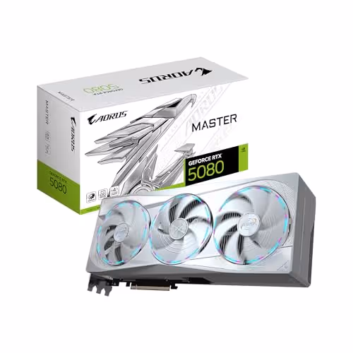 Gigabyte AORUS GeForce RTX 5080 MASTER ICE 16G GDDR7