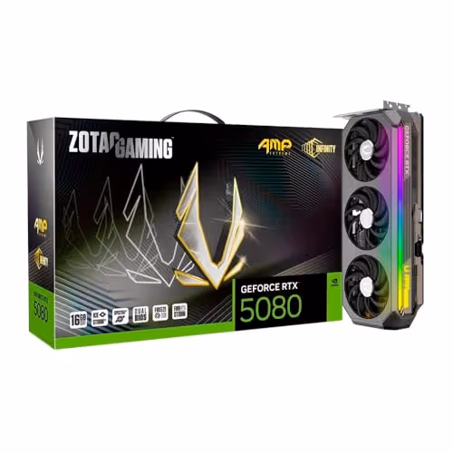ZOTAC GAMING GeForce RTX 5080 AMP Extreme INFINITY 16GB GDDR7