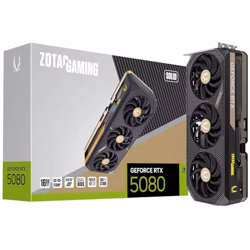 ZOTAC GAMING GeForce RTX 5080 SOLID 16GB GDDR7