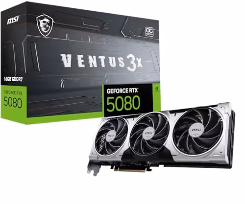 MSI GeForce RTX 5080 16G VENTUS 3X OC