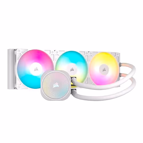 Corsair NAUTILUS Water 360mm RS ARGB 74.37 CFM White