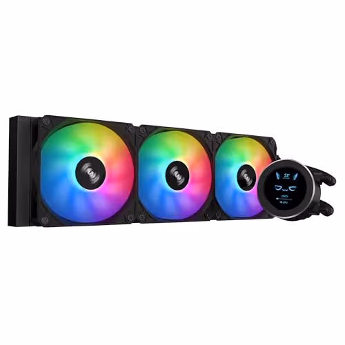 SAMA SM360 Water 360mm LCD 71.1 CFM Black