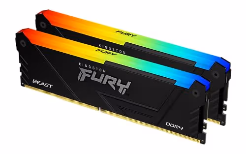 Kingston FURY Beast RGB Black DDR4-3600 CL17 16GB (2x8GB)
