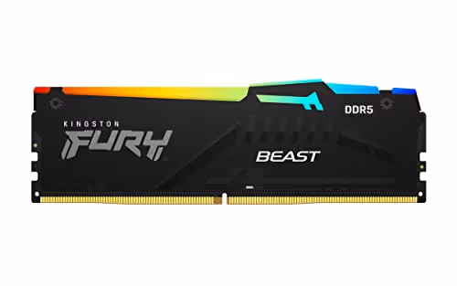 Kingston FURY Beast RGB Black DDR5-5600 CL36 16GB (2x8GB)