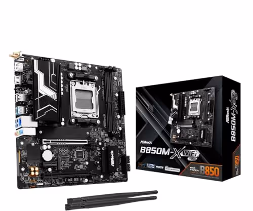 ASRock B850M-X WiFi AM5 DDR5 Micro ATX