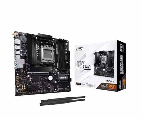 ASRock B850M PRO-A WIFI AM5 DDR5 Micro ATX