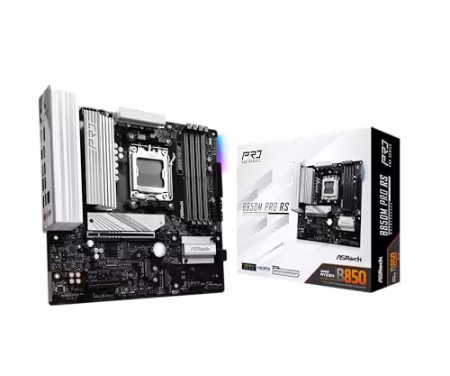 ASRock B850 B850M Pro RS AM5 DDR5 Micro ATX