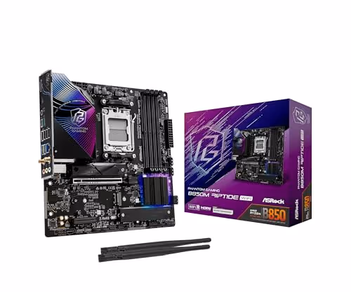 ASRock B850M Riptide WiFi AM5 DDR5 Micro ATX