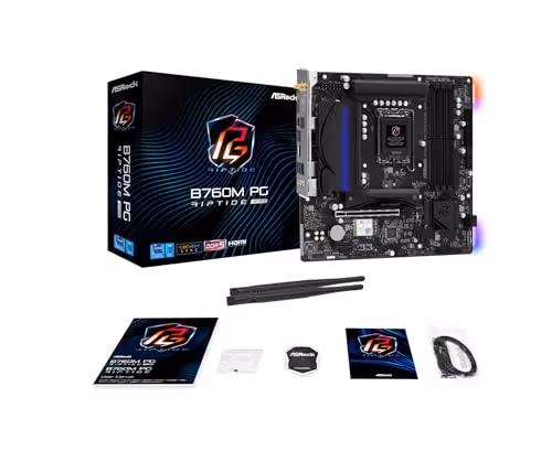 ASRock B760M PG RIPTIDE WIFI AM5 DDR5 MICRO-ATX