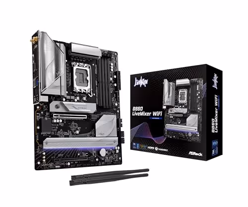 ASRock B860 LiveMixer WiFi LGA1851 DDR5 ATX
