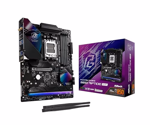 ASRock B850 Phantom Gaming Riptide WiFi AM5 DDR5 ATX