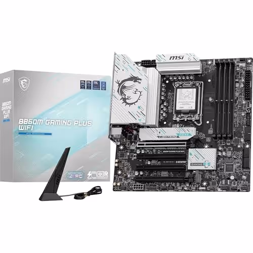 MSI B860M GAMING PLUS WIFI DDR5 Micro ATX