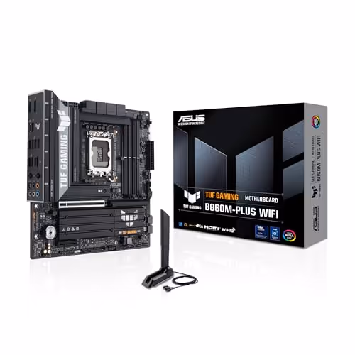 Asus B860M TUF GAMING PLUS WIFI DDR5 Micro ATX