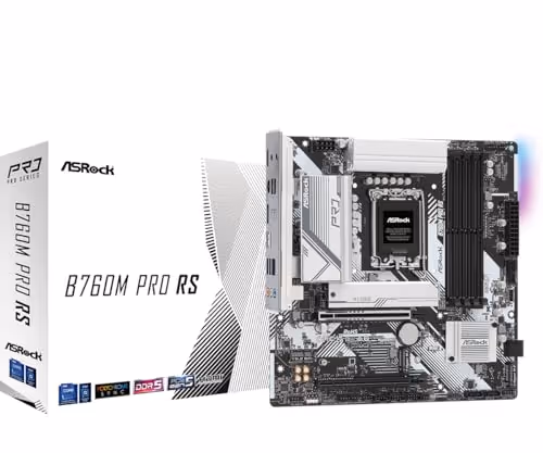 ASRock B760M Pro RS DDR5 Micro ATX