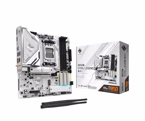 ASRock B850M Steel Legend WiFi DDR5 Micro ATX