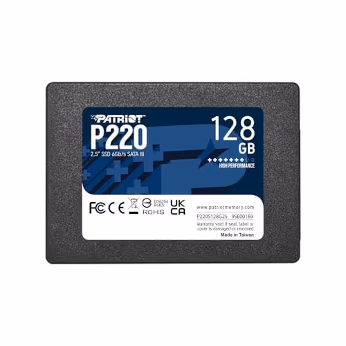 Patriot P220 128GB SSD 2.5" SATA 6.0 Gb/s