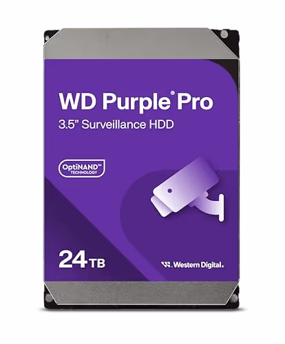 Western Digital Purple Pro 24 TB HDD 3.5" 7200RPM SATA