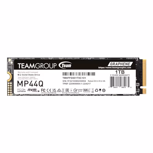 TEAMGROUP MP44Q 1TB SSD M.2 PCIe 4.0 NVMe