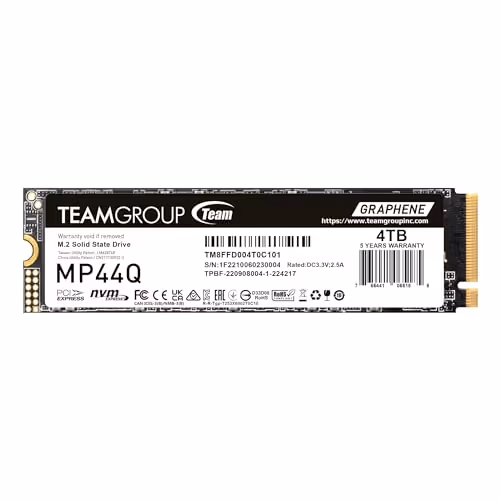 TEAMGROUP MP44Q 4TB M.2 SSD PCIe 4.0 NVMe