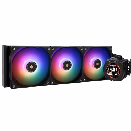 Thermalright Core Vision ARGB Water 360mm 72.37 CFM ARGB Black