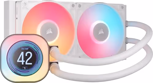 Corsair iCUE LINK TITAN Water 240mm RX LCD White