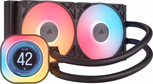 Corsair iCUE LINK TITAN Water 240mm RX LCD Black