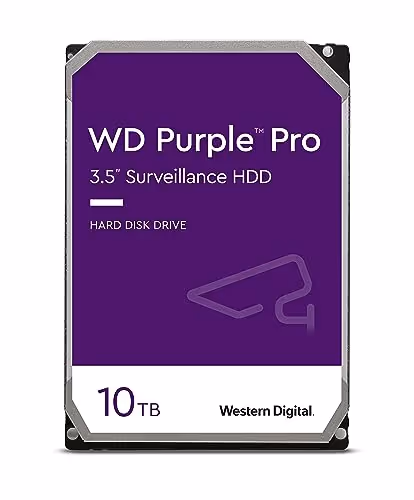 Western Digital Purple Pro 10 TB 3.5" HDD 7200RPM SATA 6.0 Gb/s