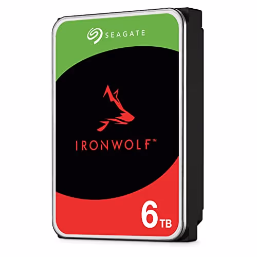 Seagate IronWolf NAS 6TB HDD 5400RPM 3.5" SATA