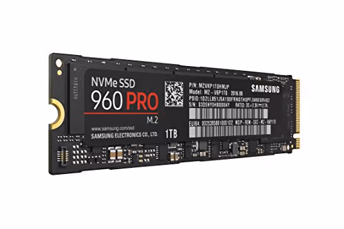 Samsung 960 Pro 1TB M.2 SSD PCIe 3.0 NVMe