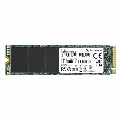 Transcend 110S 1TB SSD M.2-2280 PCIe 3.0 x4 NVMe